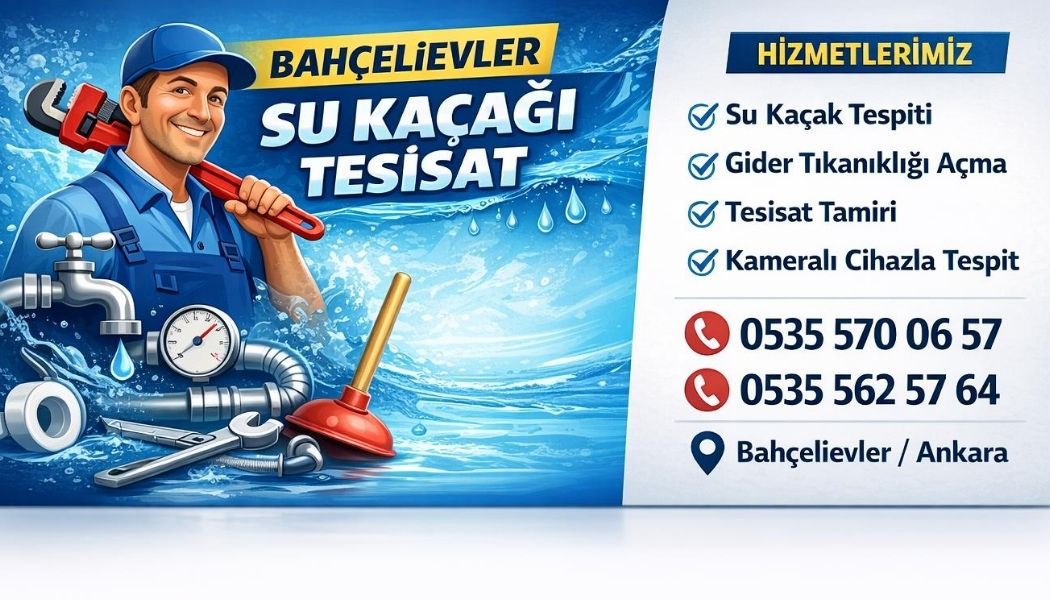 Bahçelievler Su Kaçağı Tespiti